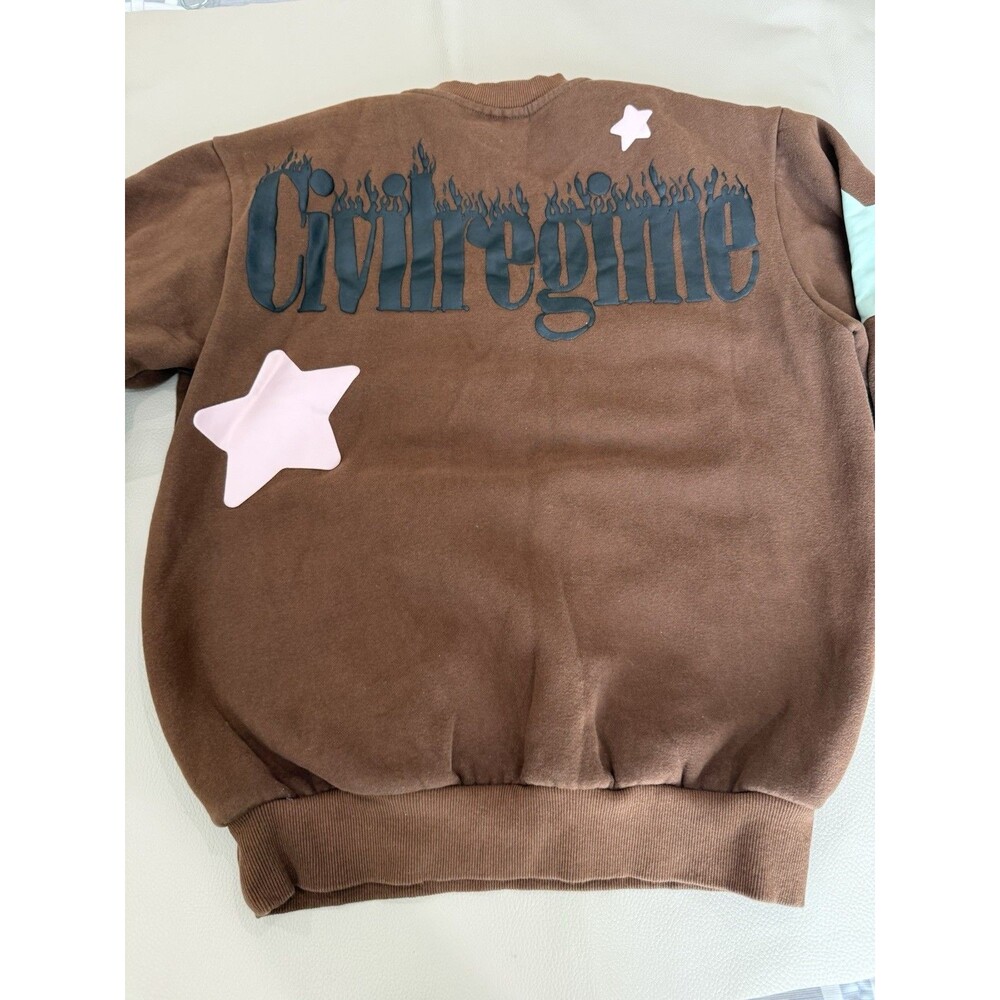 Civil Regime Powerpuff Girls Brown Mojo Jojo Hoodie Unisex Size Medium - Picture 7 of 9